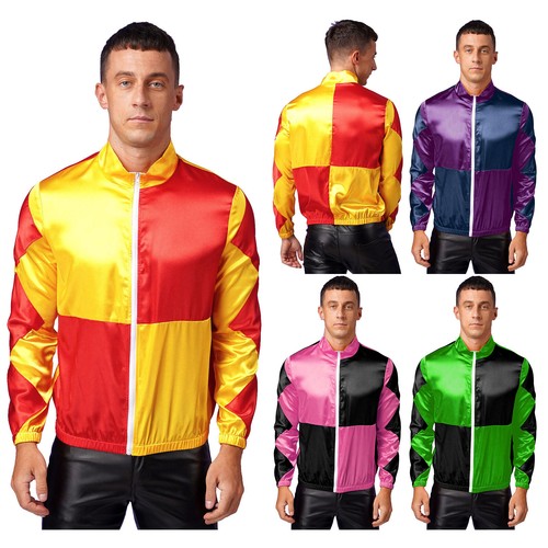Men horseman satin jackets - men's,