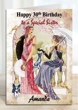 Personalised birthday card Art