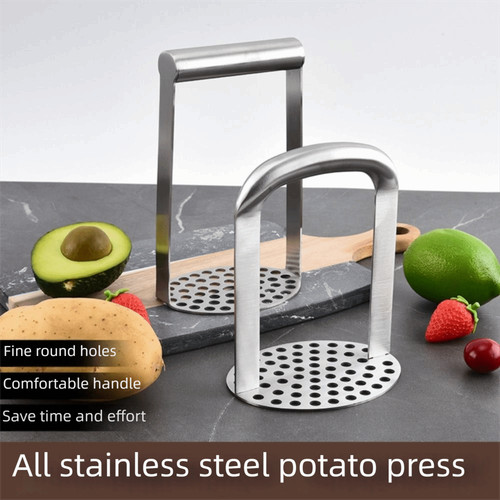 Stainless steel potato - potato, masher