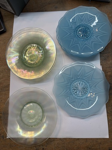 Job lot glass - lot, plates