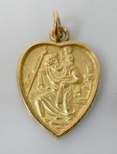 9ct Gold Pendant - Vintage 9ct