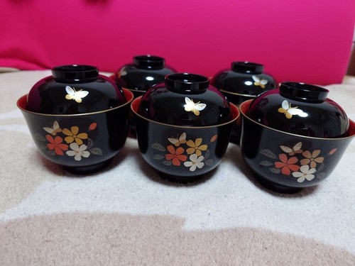 Japanese lacquer soup - lacquer,