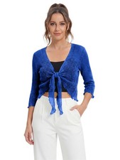 Ladies Tie Up Shrug Knitted
