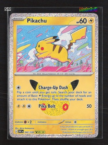 Pikachu holofoil - nm,