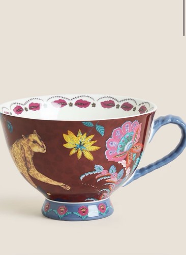 Leopard footed mug - mug, fine