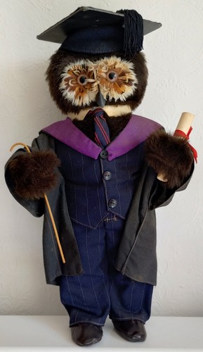 1980s vintage owl figure - owl,