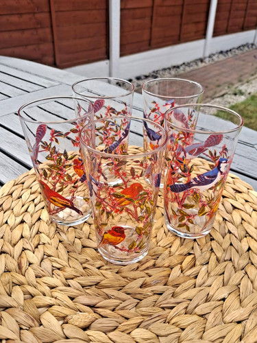Vintage luminarc exotic birds - luminarc,