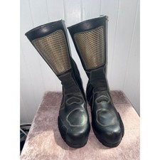 Proto Size UK 7 EU 41 US 8 Black Motorbike Boots made with Kevlar