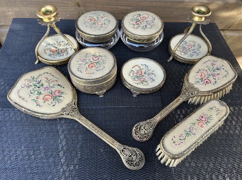 Vintage english petit point - vintage, &