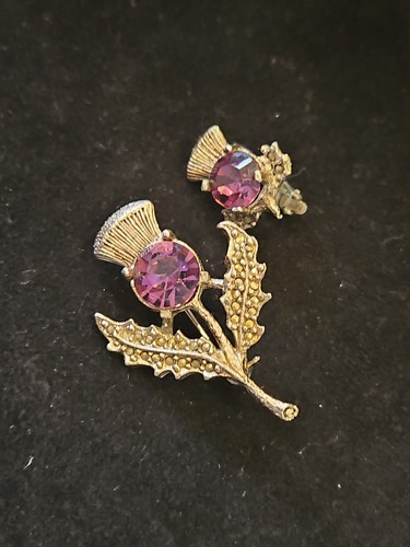 Vintage purple rhinestone - vintage,
