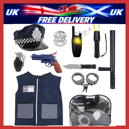 Kids police costume set - costume,