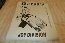 JOY DIVISION - WARSAW IDEAL BEGINNING ORIG 80's POSTER PUNK ROCK NEW ORDER EX