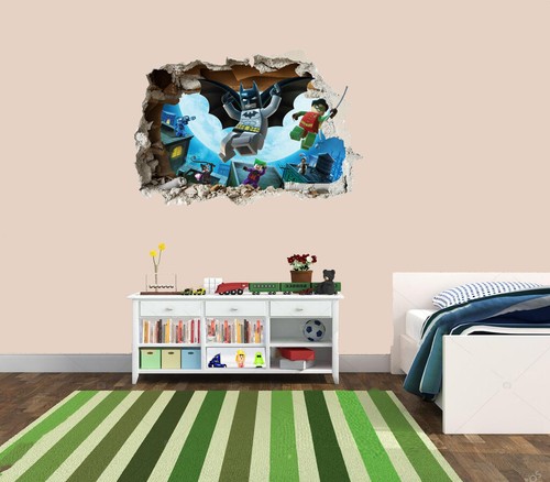 Smashed wall mural lego - smashed,