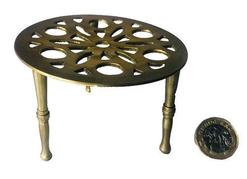 Brass kettle stand metal - brass,