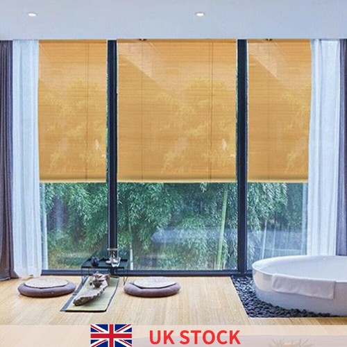 150cm bamboo roll window - bamboo, up