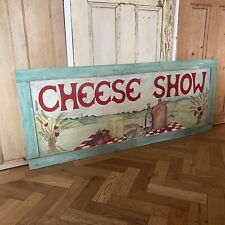 Vintage Large 5ft Hand Painted