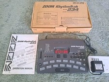 ZOOM RT-234 Drum & Bass Machine in Excellent Condition - PSU, Manual & Box