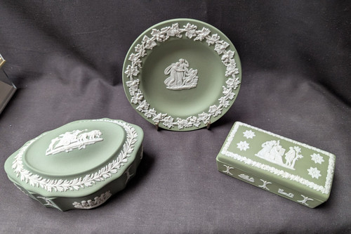 Wedgewood jasperware sage - jasperware,