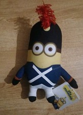 Despicable Me Minion Plush Soft Toy Yellow Small Scottish Guard Outfit