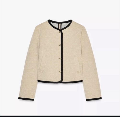 Nwt zara beige jacket black - nwt,