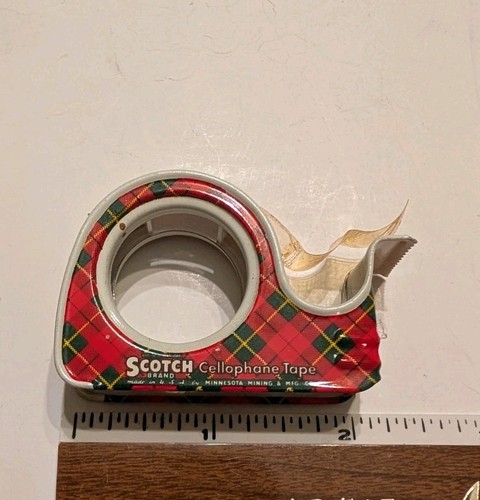 Vintage scotch gift tape - vintage, metal