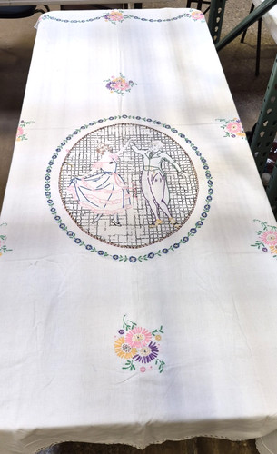 Hand stitched bedspread - hand,