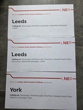 LNER ECML paper carriage