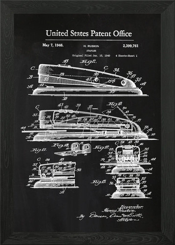 113 stapler patent - 113,