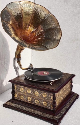 Antique gramophone fully - gramophone,,