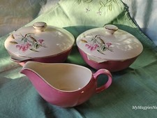 2 Alfred Meakin Pink Harvest