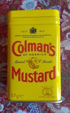 Colmans Mustard Tin 57g / 2oz Plastic Lid