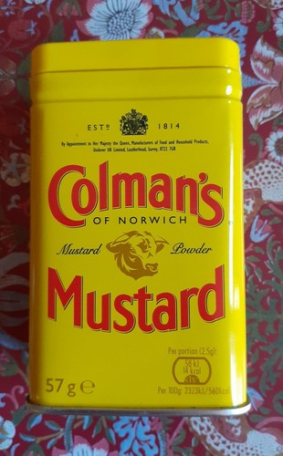 Colman mustard tin 57g - tin, /