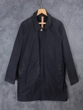 Private White VC Jacket Mens 6 XL Navy Blue Rain Coat Mac Long Trench Ventile