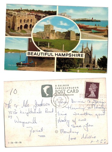 Postcard beautiful hampshire - -,
