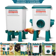 Chicken Feeder Drinker Poultry Chicken Hen Food and Waterer Accessories Durable