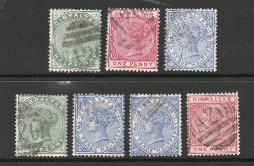 Gibraltar stamps as - , q.v.