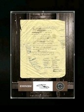 EMINEM Signed Tracklist LMTD /150 Shadow Box Marshall Mathers LP 25 Autographed