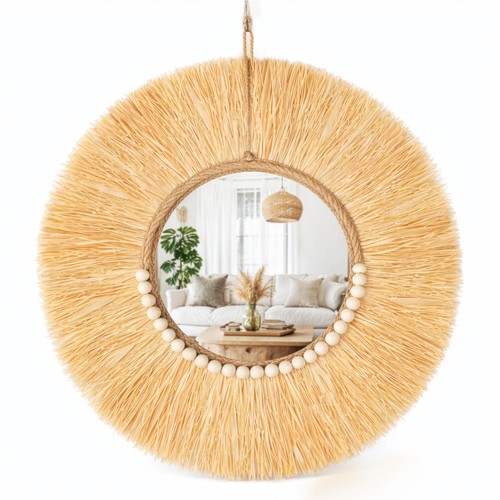 Boho raffia round - boho,