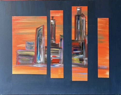 76x102cm acrylic painting - 76x102cm,