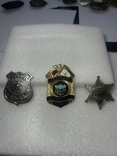 Vintage Sheriff Badges Lot Of 3, Special Police, Kansas and Sargent Providence