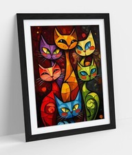 Cute colourful abstract group - colourful,