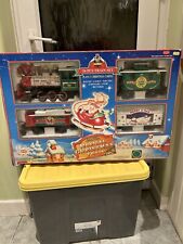 Vintage 90s ECHO Musical Christmas Train Melody Lights Battery Operated Boxed