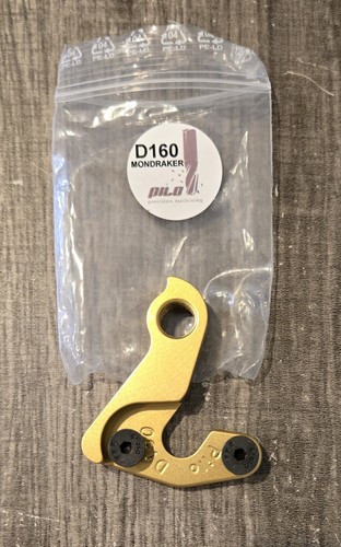 Gold derailleur hanger - gold,