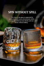 360°Rotating Whiskey Glass