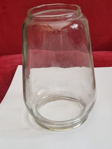 Vintage glass oil lamp - vintage,