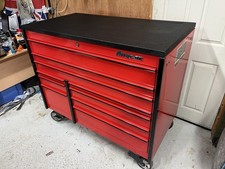 Snap On 54” Black & Red Masters Series Roll Cab Tool Box Model KTL1022APN7