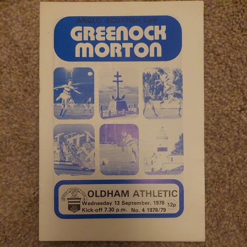 Greenock morton vs oldham - greenock,