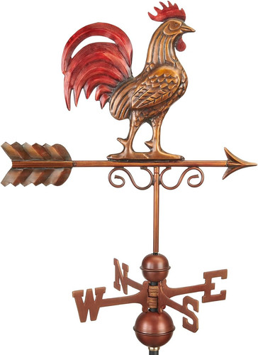 Bantam red rooster copper - red,