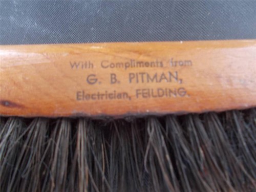 Vtg advertising wooden - wooden, hat