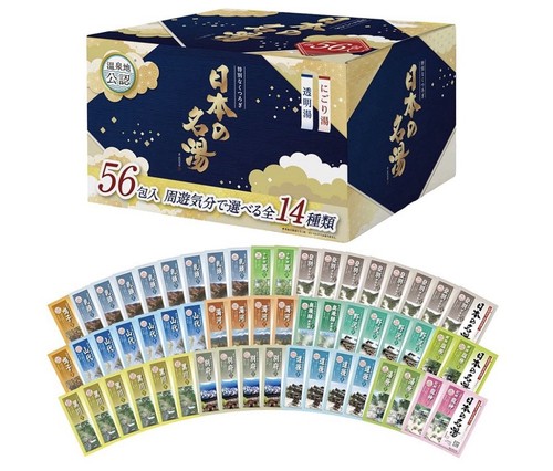 Japanese bath salts packs - japanese, 56